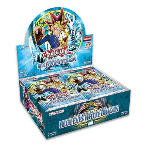 Yu-Gi-Oh! Legendary Collection: 25th Anniversary Edition - Legend of the Blue Eyes White Dragon Booster Box Yu-Gi-Oh! Yu-Gi-Oh! Legendary Collection: 25th Anniversary Edition - Legend of the Blue Eyes White Dragon Booster Box Yu-Gi-Oh!