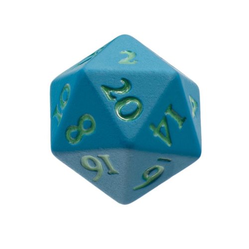 Ultra Pro Vivid Heavy Metal D20 Dice Set (2CT) - Teal Ultra Pro Vivid Heavy Metal D20 Dice Set (2CT) - Teal