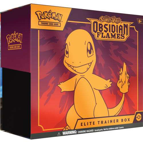 The Pokémon Company Pokemon Scarlet & Violet Obsidian Flames Elite Trainer Box The Pokémon Company Pokemon Scarlet & Violet Obsidian Flames Elite Trainer Box