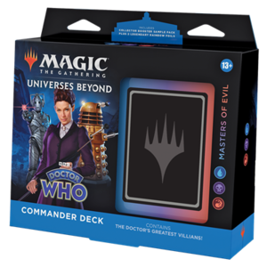 Magic The Gathering Doctor Who Commander Deck Masters of Evil MTG