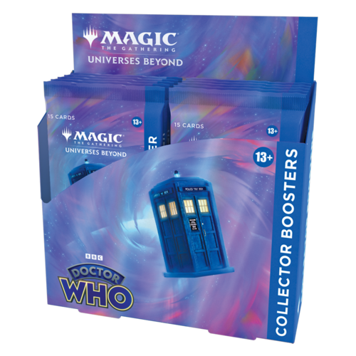 Magic The Gathering Doctor Who Collector's Booster Box MTG Magic The Gathering Doctor Who Collector's Booster Box MTG