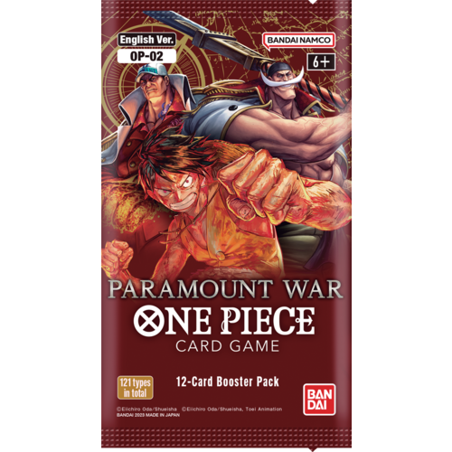 One Piece Card Game One Piece Card Game - Paramount War- OP-02 Booster Pack One Piece Card Game One Piece Card Game - Paramount War- OP-02 Booster Pack