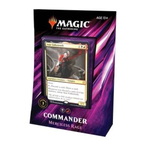 Magic The Gathering Commander 2019 - Merciless Rage Deck MTG Magic The Gathering Commander 2019 - Merciless Rage Deck MTG