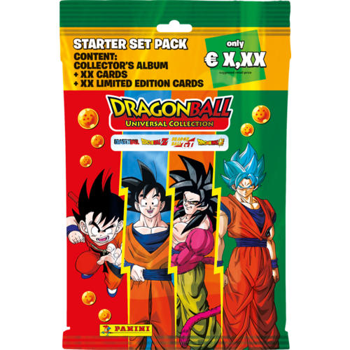 Panini Panini Dragon Ball Universal TC Starterpack Panini Panini Dragon Ball Universal TC Starterpack