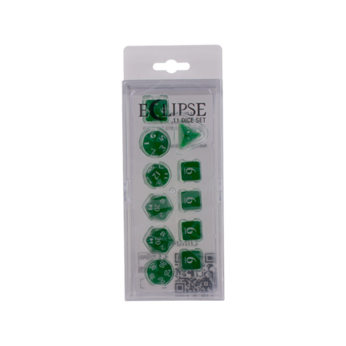 Ultra Pro Eclipse 11 Dice Set - Forest Green - Ultra Pro