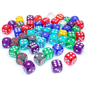 Chessex Chessex Dice D6 Translucent 16mm