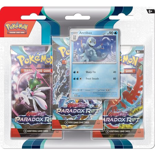 The Pokémon Company Pokemon Scarlet & Violet Paradox Rift 3-Booster Blister Arctibax The Pokémon Company Pokemon Scarlet & Violet Paradox Rift 3-Booster Blister Arctibax