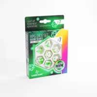 Gamegenic - Glow Series - Toxic Stones - RPG Dice Set (7 pcs)