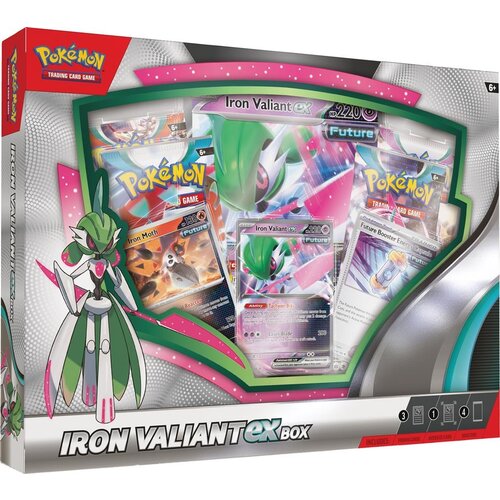 The Pokémon Company Iron Valiant EX Box Pokemon The Pokémon Company Iron Valiant EX Box Pokemon