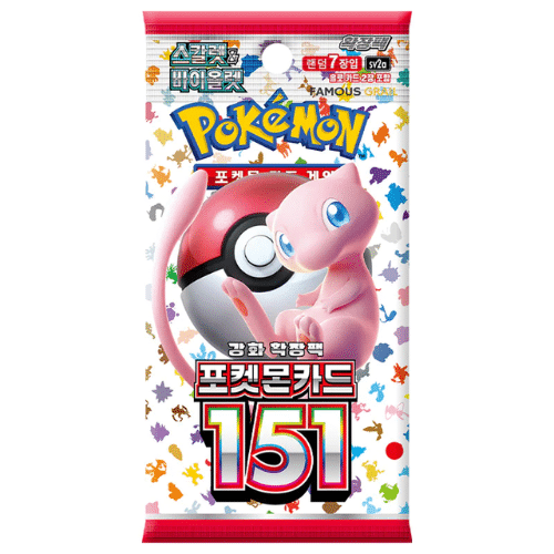 The Pokémon Company Pokemon 151 Booster Pack (Koreaans) The Pokémon Company Pokemon 151 Booster Pack (Koreaans)