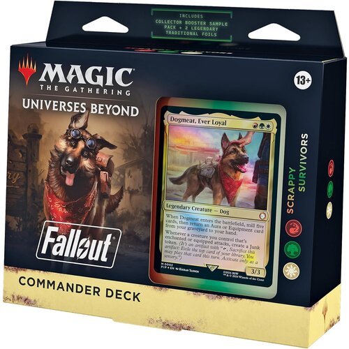 Magic The Gathering Fallout Commander Deck Scrappy Survivors MTG