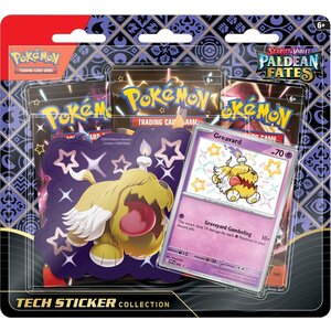 The Pokémon Company Pokemon Scarlet & Violet Paldean Fates Greavard Tech Sticker Collection