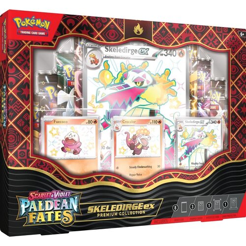 The Pokémon Company Pokemon Scarlet & Violet Paldean Fates Skeledirge Premium Collection