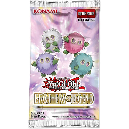 Yu-Gi-Oh! Brothers of Legend Booster Pack Yu-Gi-Oh! Yu-Gi-Oh! Brothers of Legend Booster Pack Yu-Gi-Oh!