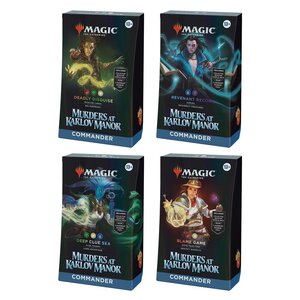 Magic The Gathering Murders at Karlov Manor Commander Deck Set MTG (4 Decks)