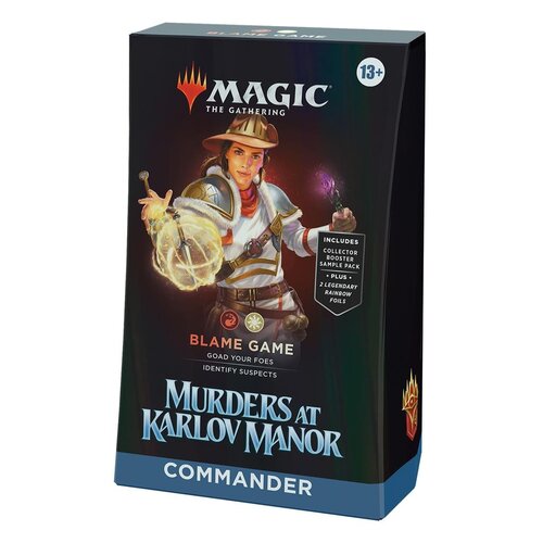 Magic The Gathering Murders at Karlov Manor Commander Deck Blame Game MTG