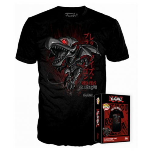 Yu-Gi-Oh! Funko POP! Boxes Tee: Yu-Gi-Oh! - Red Eyes B. Dragon