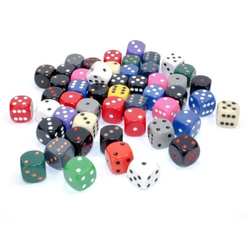 Chessex Chessex Dice D6 Opaque 16mm