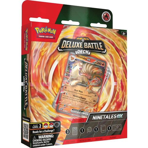 Blackfire Pokemon Deluxe Battle Deck Ninetales EX