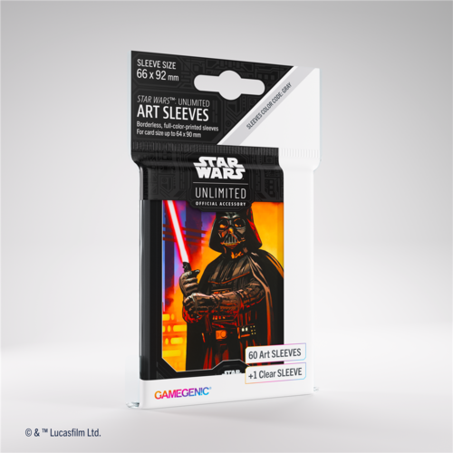 Gamegenic Star Wars Unlimited Art Sleeves - Darth Vader Gamegenic Star Wars Unlimited Art Sleeves - Darth Vader