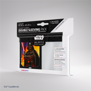 Gamegenic Star Wars Unlimited Double Sleeving Pack - Darth Vader