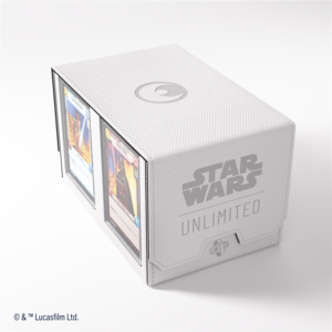Gamegenic Star Wars Unlimited Double Deck Pod - White/Black