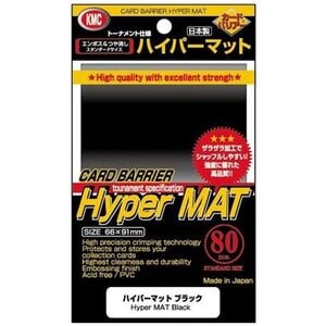 KMC KMC Sleeves Standard Hyper Mat Black