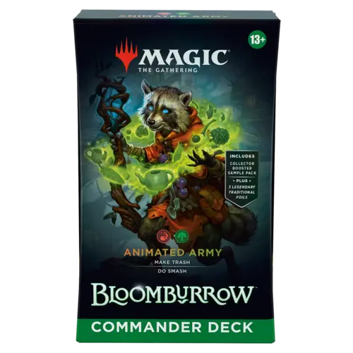 Magic The Gathering Bloomburrow Commander Deck Animated Army MTG