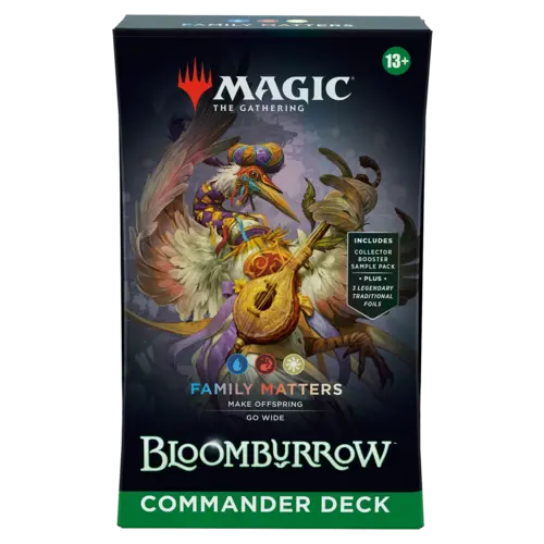 Magic The Gathering Bloomburrow Commander Deck Family Matters MTG