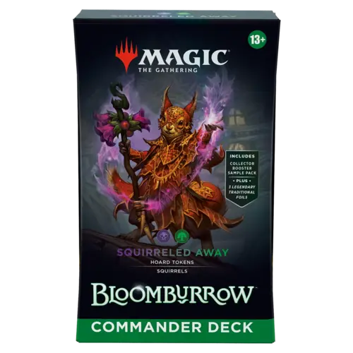 Magic The Gathering Bloomburrow Commander Deck Squirreled Away MTG