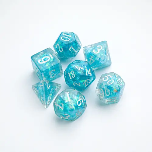 Gamegenic Gamegenic - Candy-like Series - Blueberry - RPG Dice Set (7pcs)