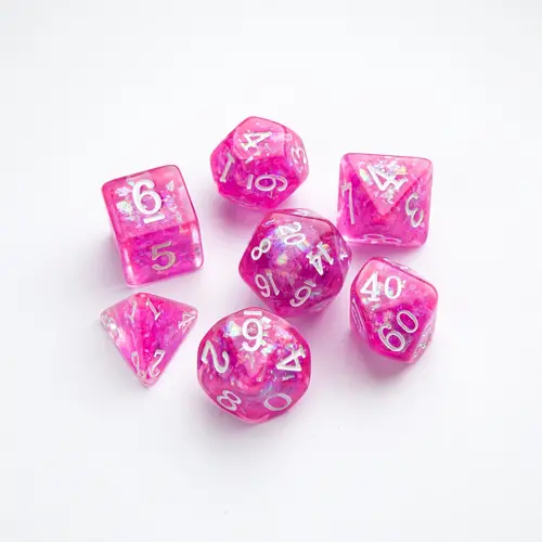 Gamegenic Gamegenic - Candy-like Series - Raspberry - RPG Dice Set (7pcs)