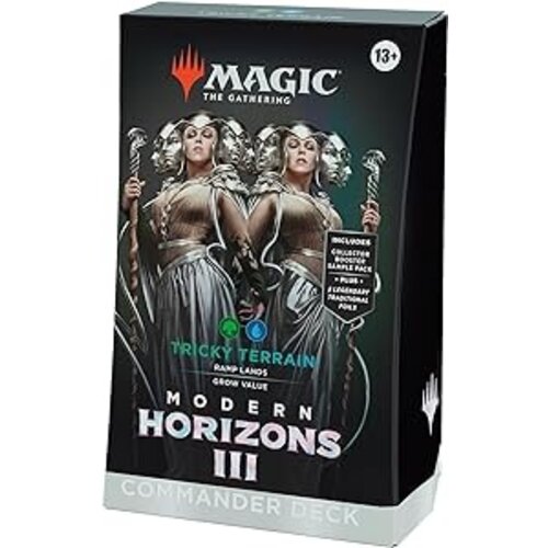 Magic The Gathering Modern Horizons 3 Commander Deck Tricky Terrain MTG