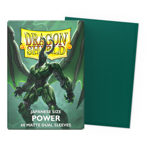Dragon Shield Dragon Shield Small Dual Matte Sleeves - Metallic Green / Power