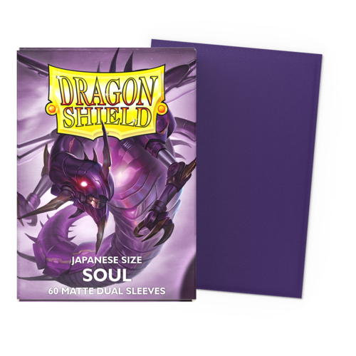 Dragon Shield Dragon Shield Small Dual Matte Sleeves Metallic Purple / Soul