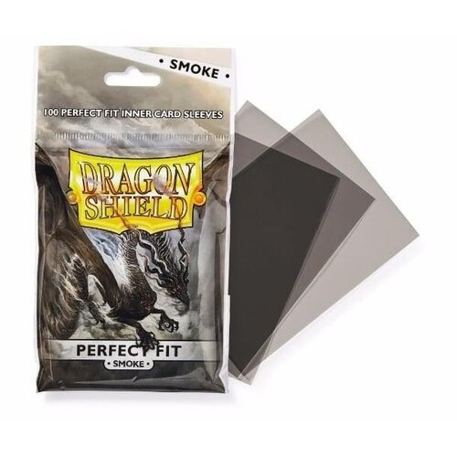 Dragon Shield Dragon Shield Standard Perfect Fit Sleeves - Smoke (100 Sleeves)