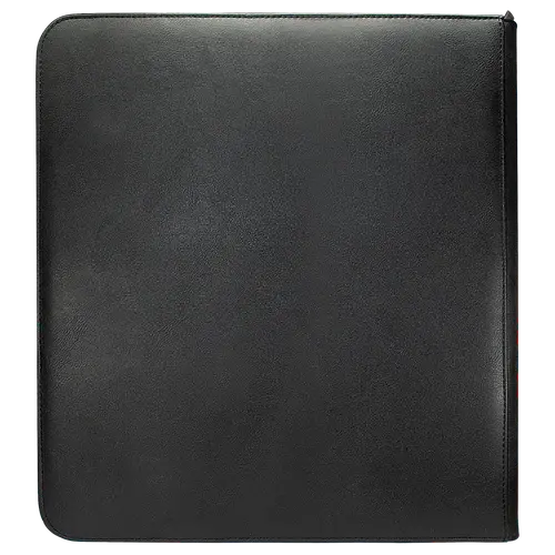 Ultra Pro 12-Pocket Zippered Pro Binder - Vivid Black Ultra Pro