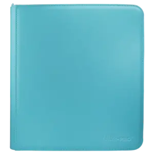 Ultra Pro 12-Pocket Zippered Pro-Binder - Vivid Light Blue Ultra Pro