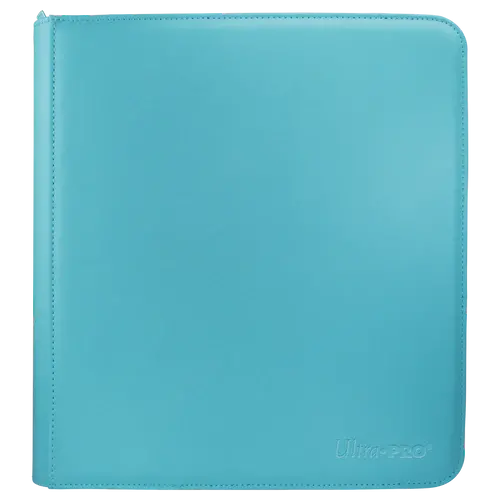 Ultra Pro 12-Pocket Zippered Pro-Binder - Vivid Light Blue Ultra Pro