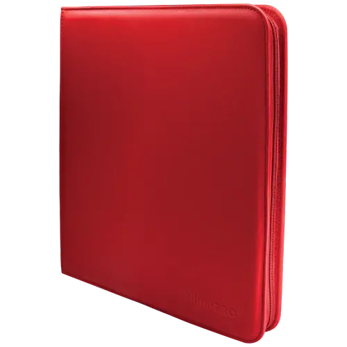 Ultra Pro 12-Pocket Zippered Pro-Binder - Vivid Red Ultra Pro