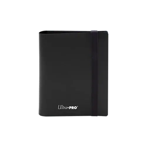 Ultra Pro 2-Pocket Pro Binder Eclipse - Jet Black Ultra Pro