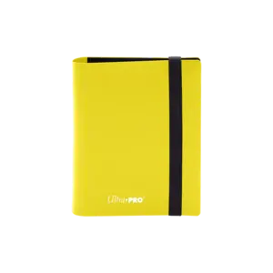 Ultra Pro 2-Pocket Pro Binder Eclipse - Lemon Yellow Ultra Pro