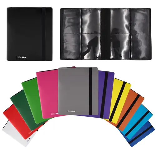 Ultra Pro 4-Pocket Pro Binder Eclipse - Jet Black Ultra Pro