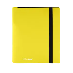 Ultra Pro 4-Pocket Pro Binder Eclipse - Lemon Yellow Ultra Pro