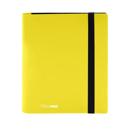 Ultra Pro 4-Pocket Pro Binder Eclipse - Lemon Yellow Ultra Pro