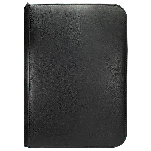 Ultra Pro 4-Pocket Zippered Pro Binder - Vivid Black Ultra Pro