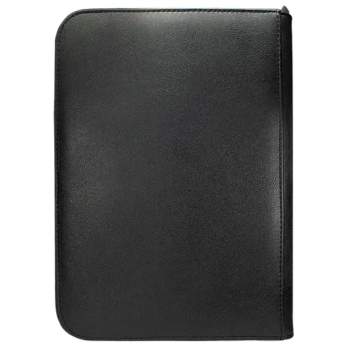 Ultra Pro 4-Pocket Zippered Pro Binder - Vivid Black Ultra Pro