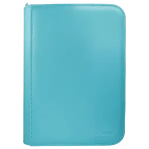 Ultra Pro 4-Pocket Zippered Pro Binder - Vivid Light Blue Ultra Pro