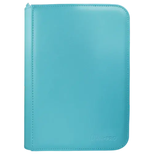 Ultra Pro 4-Pocket Zippered Pro Binder - Vivid Light Blue Ultra Pro