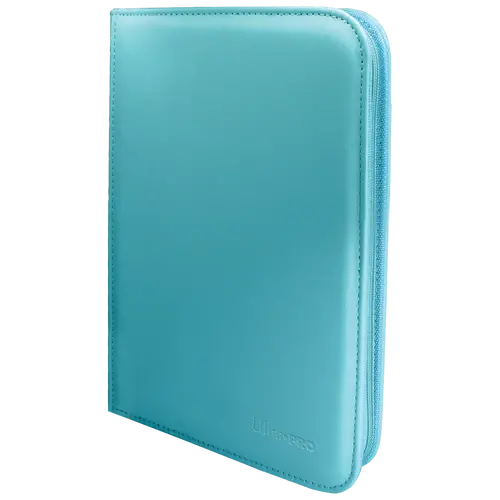 Ultra Pro 4-Pocket Zippered Pro Binder - Vivid Light Blue Ultra Pro